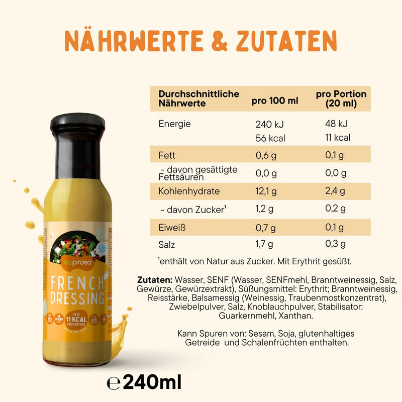 Leichtes French-Dressing, 1x 240ml