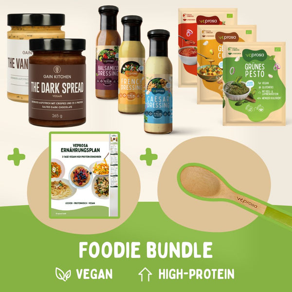 Foodie Bundle, 3x Saucen, 3x Dressings, 2x Spreads