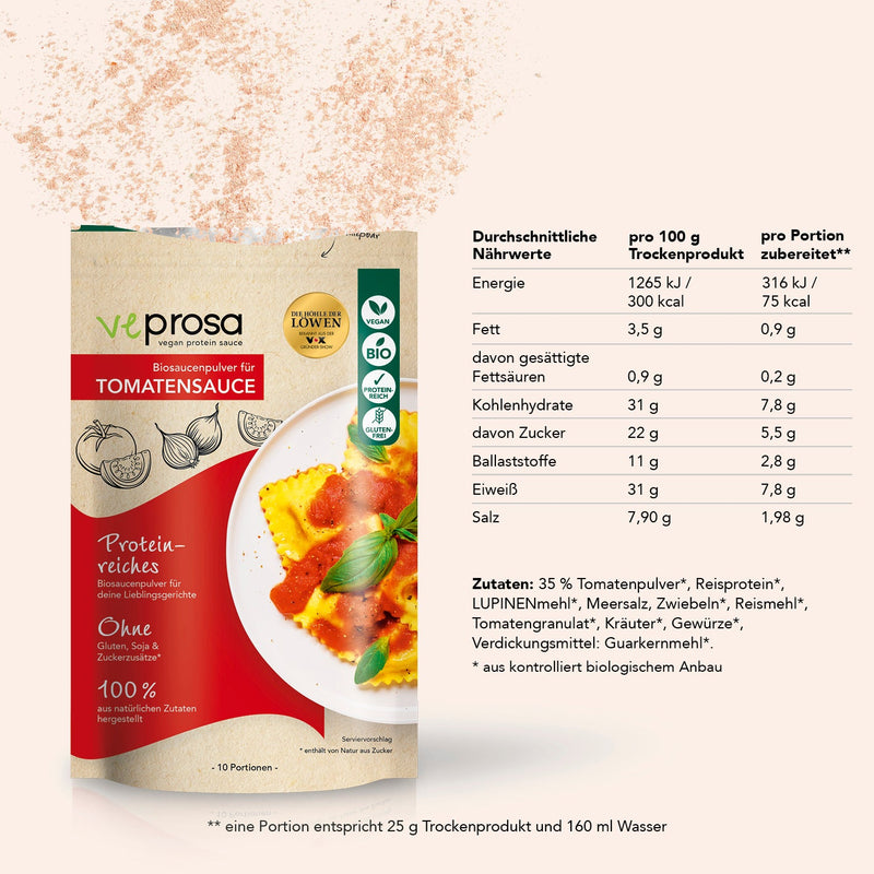 BIO Saucenpulver für Tomatensauce (250 g)